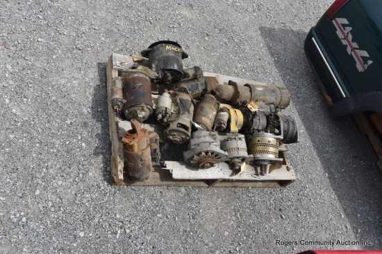 Skid Of Starters & Alternators