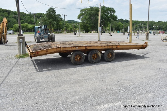 Tri Axles Equipment Trailer