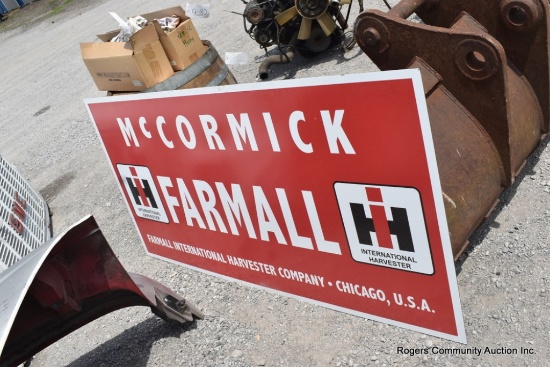 Farmall Sign
