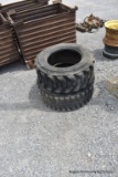 2 Skid Loader Tires - 12x16.5 & 10x16.5