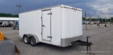 7' X 14' Enclosed White Trailer