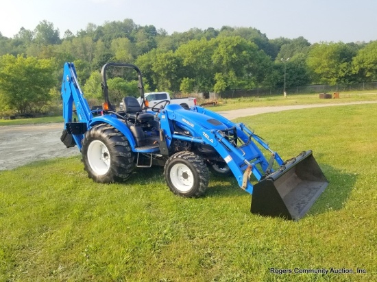 New Holland Tc40d Tractor W/ Loader & Backhoe