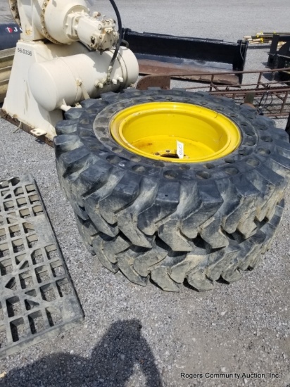 13.00 X 24" Solid Tires & Wheels
