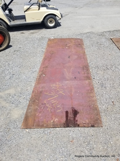 8' X 39" 1/4" Sheet Steel