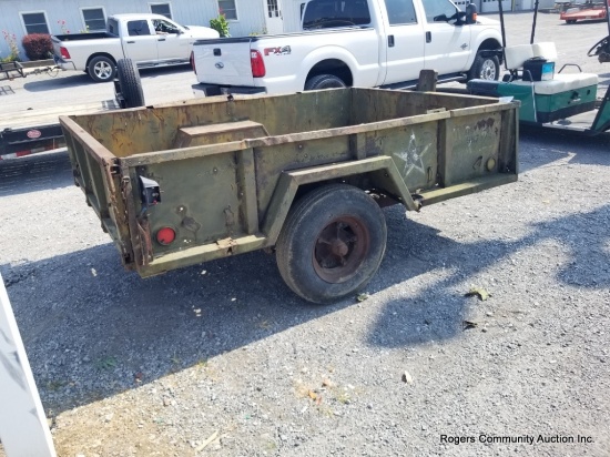 Military Dump Trailer - No Title