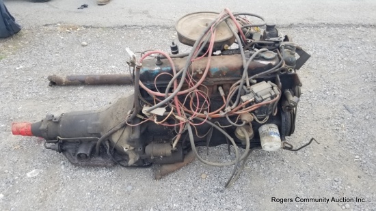 1988 Chevy Straight 6 W/ Transmission & Shaft