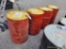 4 - 55 Gal Steel Drums