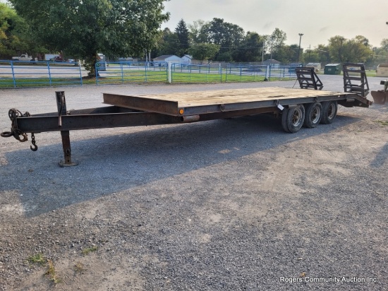 Tri Axle Trailer W/ Pintle Hitch - No Title