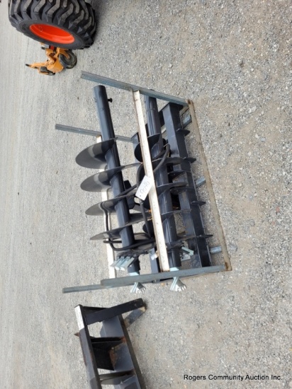 Quick Attach Auger W/ 2 Bits - New