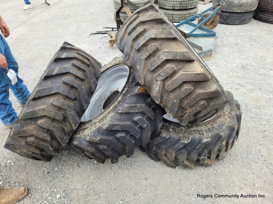 4 Tires & Wheels - 39x15-22.5"