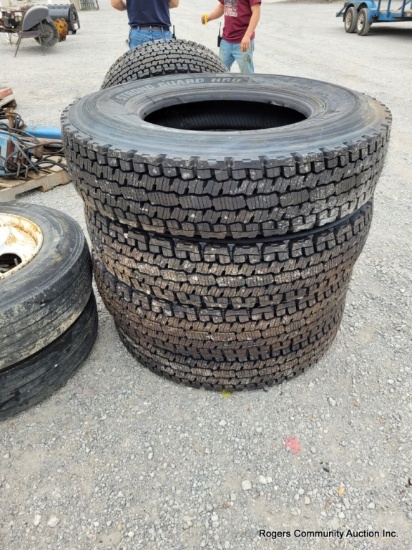 4 - 11r22.5 Tires - New