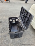 Black Plastic Storage Box