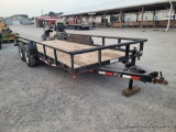 2012 PJ 18' tandem axle trailer - no title