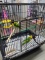 Pair Black Mask Lovebirds W/ Cage