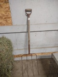 Large 4 Prong Hay Fork