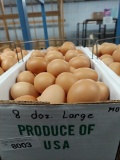 8 Doz Basket Large Brown Eating Eggs