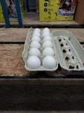 3 Doz White Eating Eggs