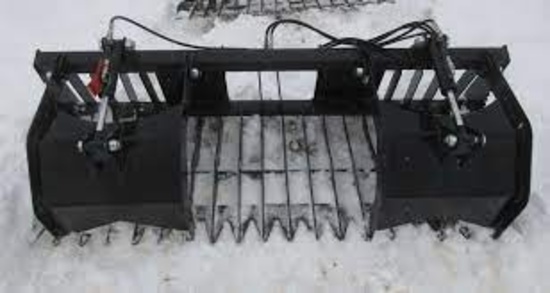 84" Skid Steer Rock & Brush Grapple