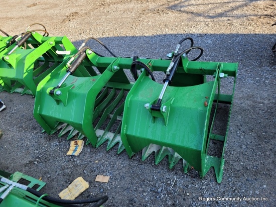 66" Skid Steer Rock & Brush Grapple