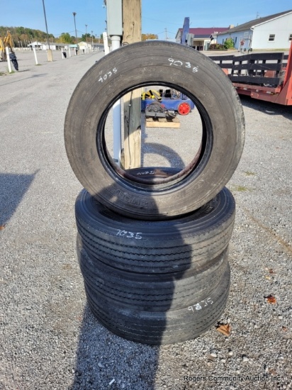 4 - 235/80 R 22.5" Truck Tires