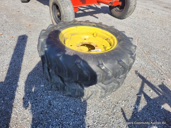 2 Tractor Tires & Wheels (11x24")