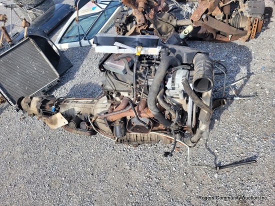 Motor & Tranny W/ Transfer Case-