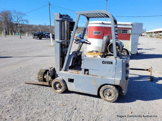 Clark Forklift W/ 2 Spare Tires
