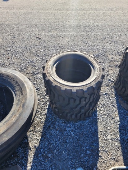 2 Front Tractor Tires - 18 X 8.5-10"