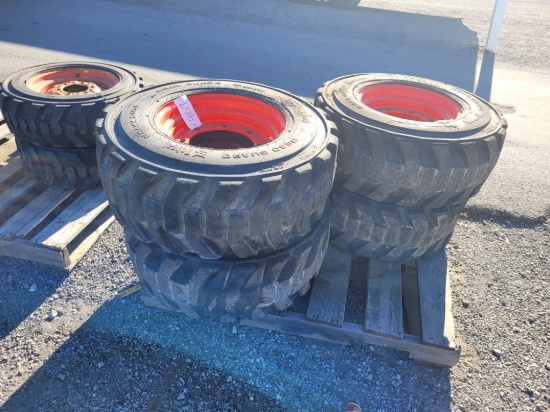 4 Bobcat Wheels & Tires - 12-16.5"