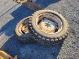 2 Tires & Kubota Wheels - 11.2 X 24