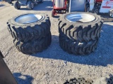 4 Jlg Tires & Wheels - 8 Bolt 39x15-22.5