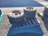 4 Bobcat Wheels & Tires - 27 X 8.5-15