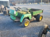 John Deere 1800 Gator Hydraulic Dump Runs & Works