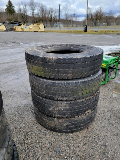 4 Goodyear Semi Tires