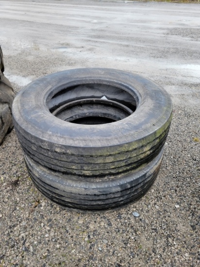 2 Semi Tires