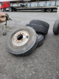 4 Tires & Rims - 11r22.5