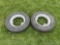 2 Farmall Narrow Front Wheels W/ Tires