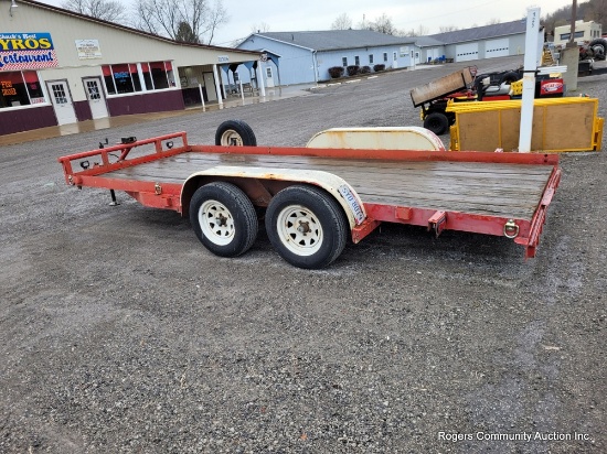 16' Top Hat Tandem Axle Trailer