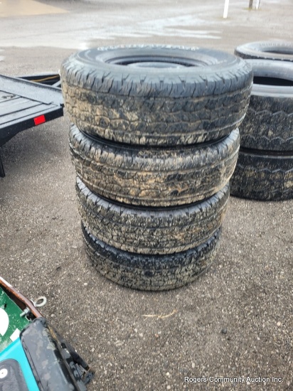 265  75    R16   4 Tires On Chevy 6 Lug Rims