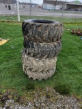 4 Skid Loader Tires - 12x16.5
