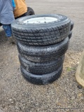 4 Trailer Tires & Wheels - St235/80r16