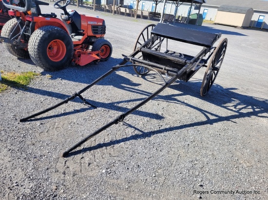 Horse Drawn Cart W/ Shafts
