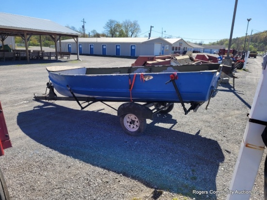 Watercraft 13' 11" Boat W/ Trailer