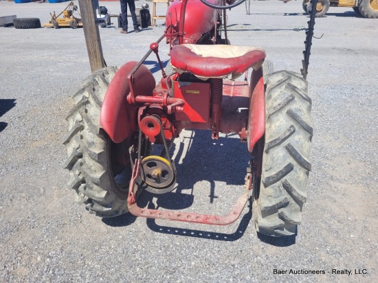 Farmall Cab Tractor W/ Sickle Mower- Runs