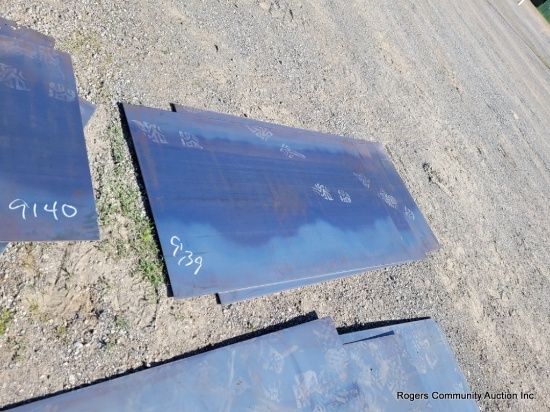 4 Sheets - 34" X 61" 8ga Steel