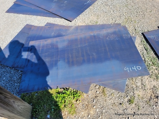 4 Sheets - 34" X 61" 8ga Steel