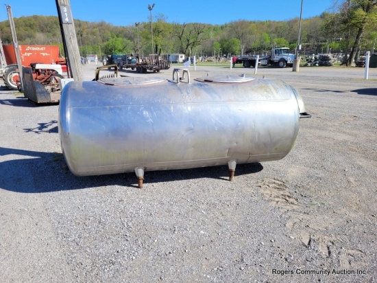 Stainless Steel 500 Gal Tank