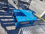 Blue Steel Fitting Table