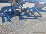 Loader Frame Of Ford Tractor W/ Bucket