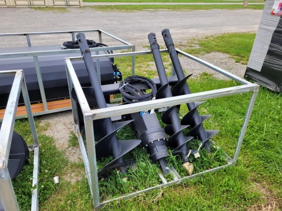 Unused 2022 Greatbear Auger Attachment W/ 3 Bits